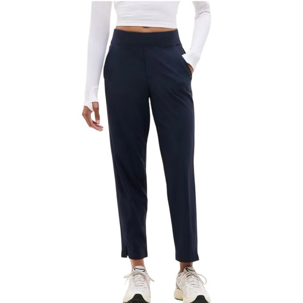 Athleta Women’s Brooklyn Mid Rise Ankle Pants Navy Blue Size 0